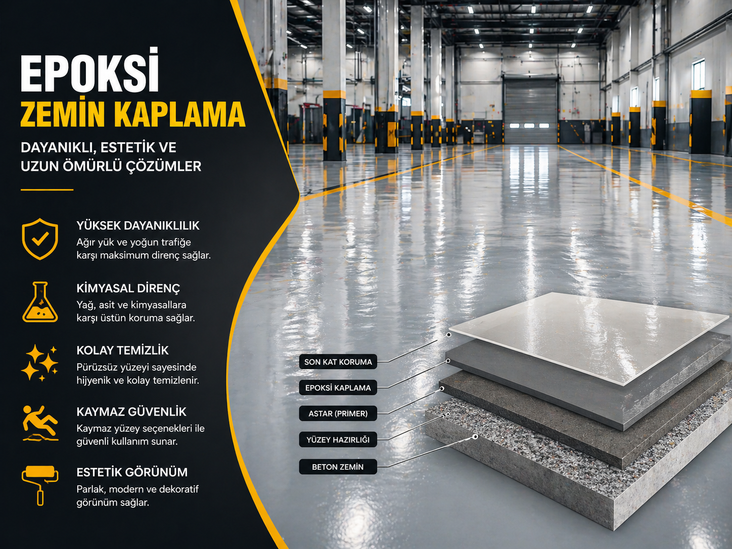 Epoksi Zemin Kaplama Nedir? Avantajları Nelerdir?